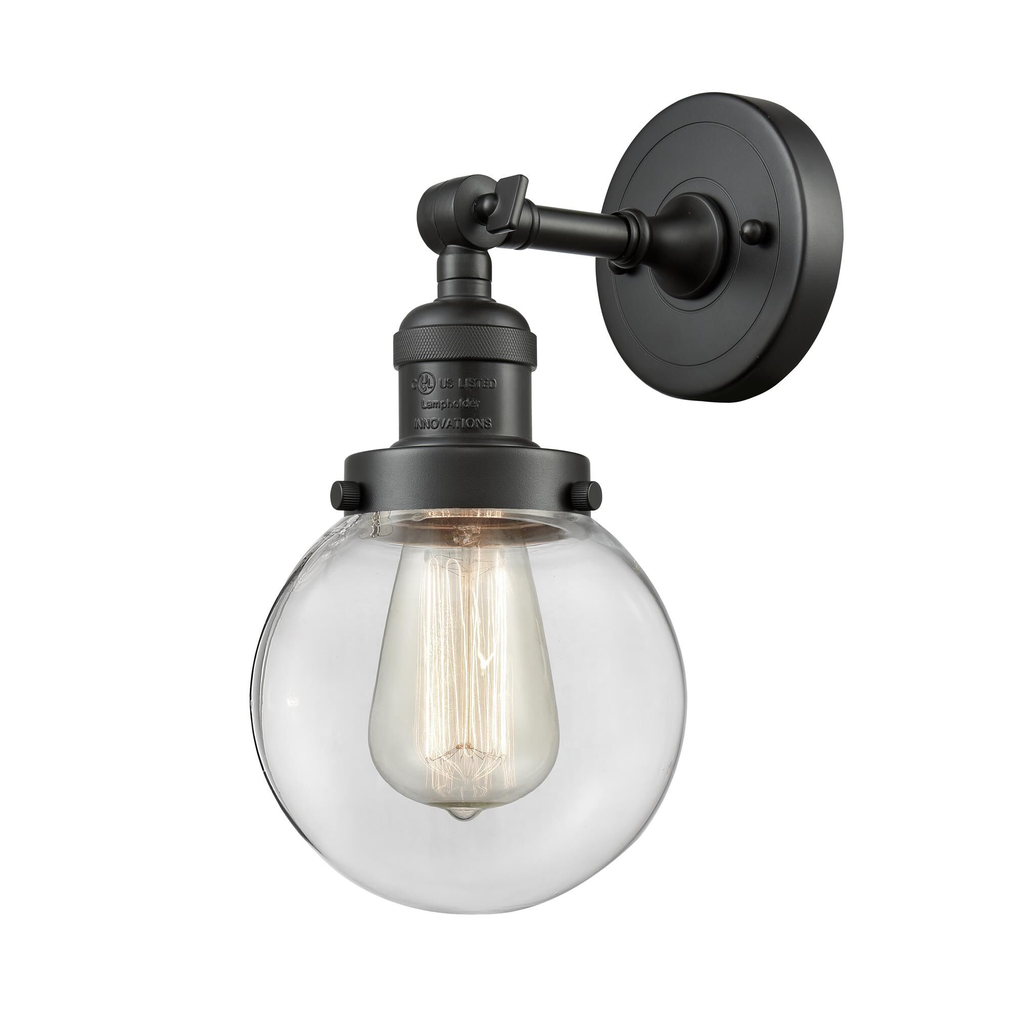 Shown in Oil Rubbed Bronze finish and Clear glass and No Accent accent