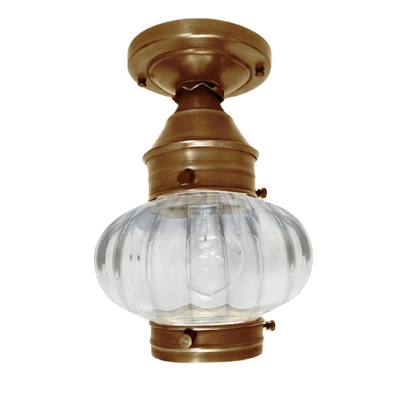 Onion 7 Inch Outdoor Flush Mount by Northeast Lantern
