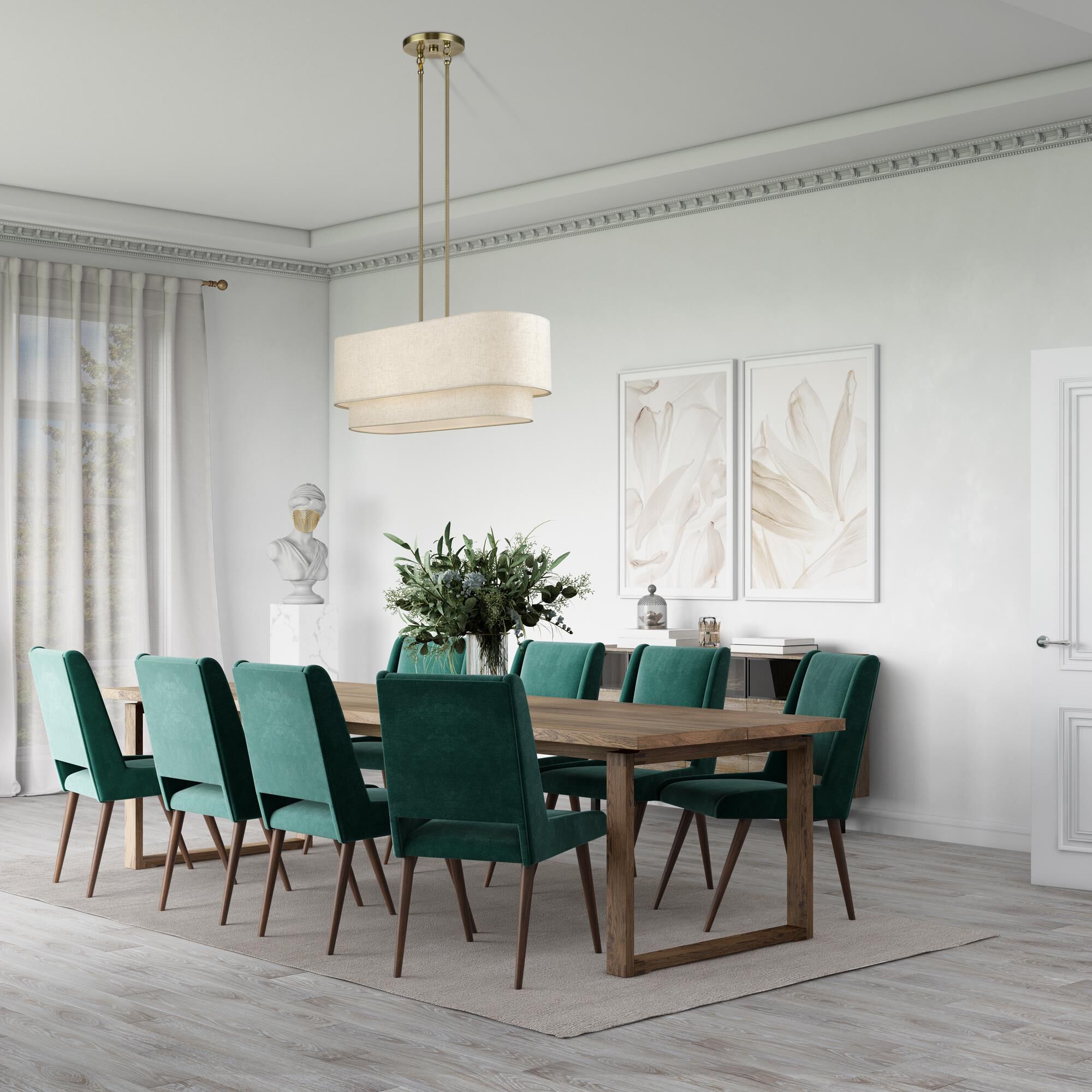 Manorwood 36 Inch Linear Suspension Light by Livex Lighting