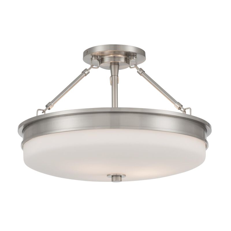 Halora 15 Inch Semi Flush Mount by Minka Lavery