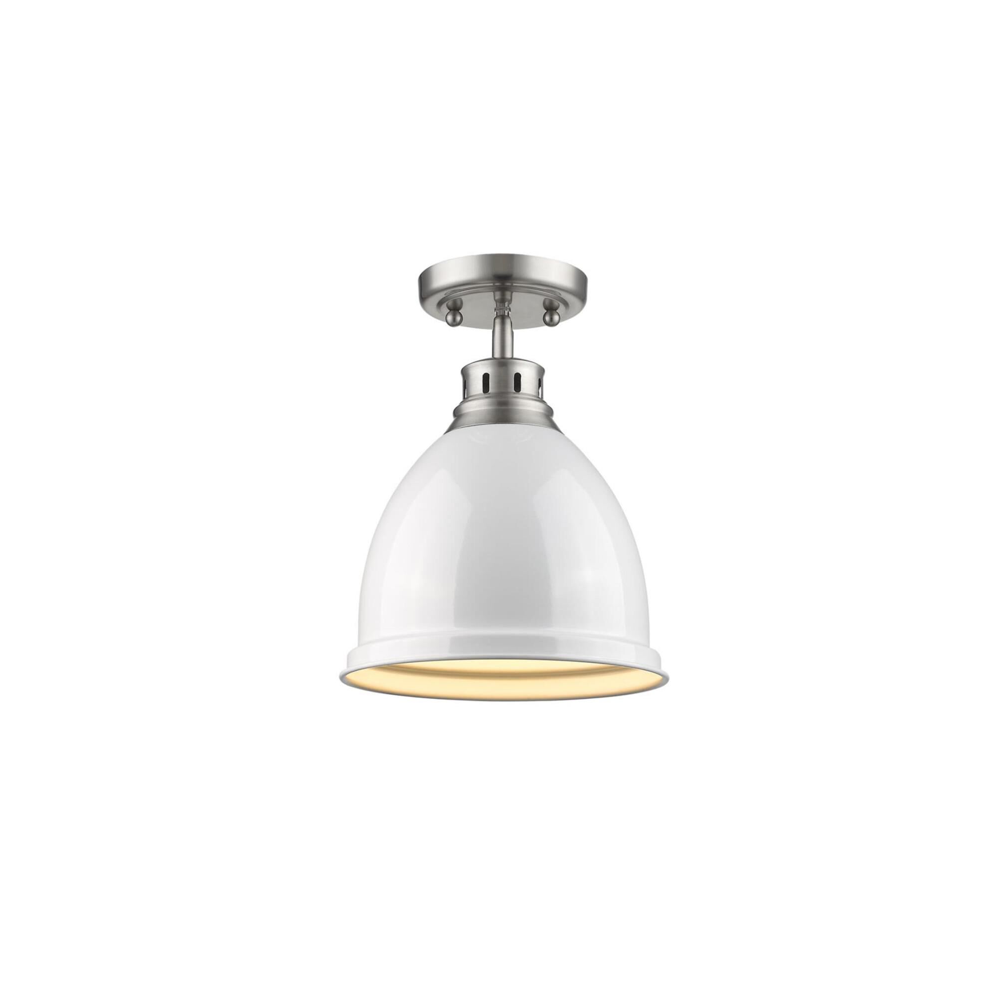 Duncan 12 Inch Semi Flush Mount by Golden Lighting