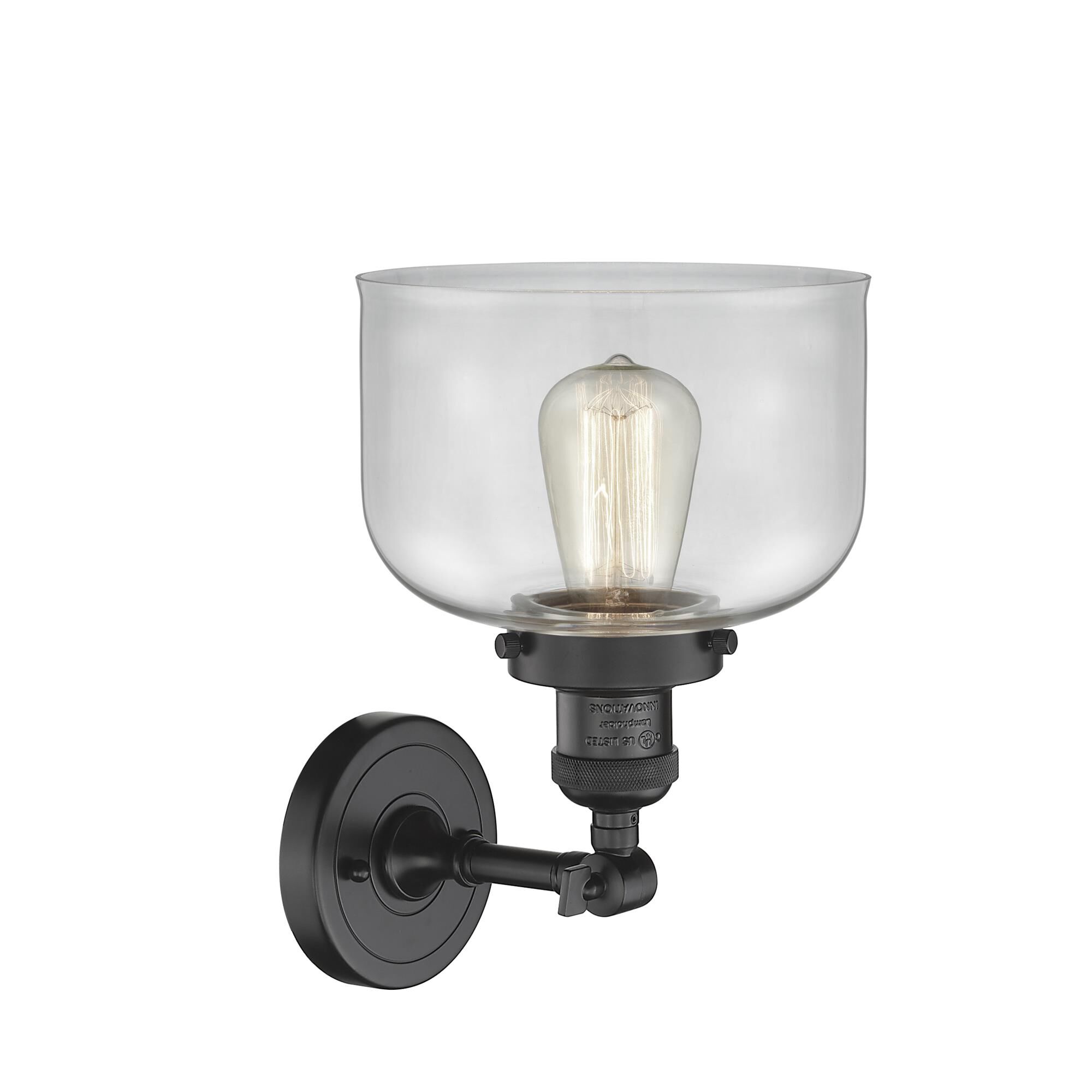 Shown in Oil Rubbed Bronze finish and Clear glass