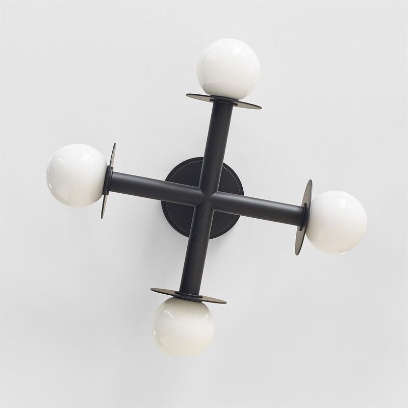 Kelly Wearstler Nodes 18 Inch 4 Light Semi Flush Mount by Visual Comfort Studio