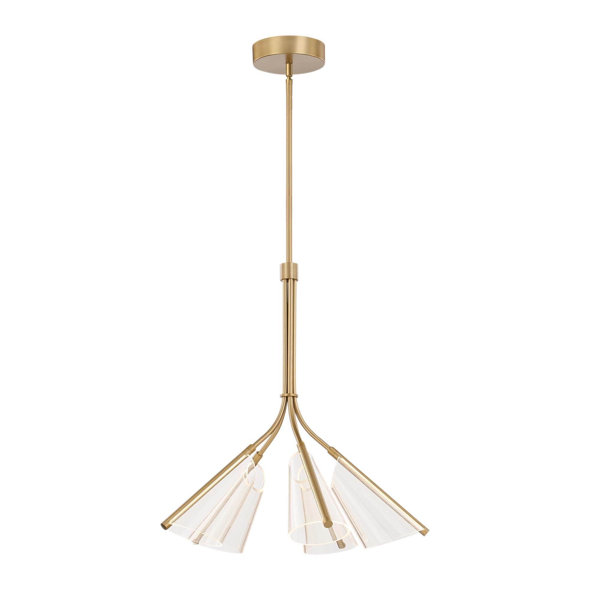 Shown in Brushed Gold finish