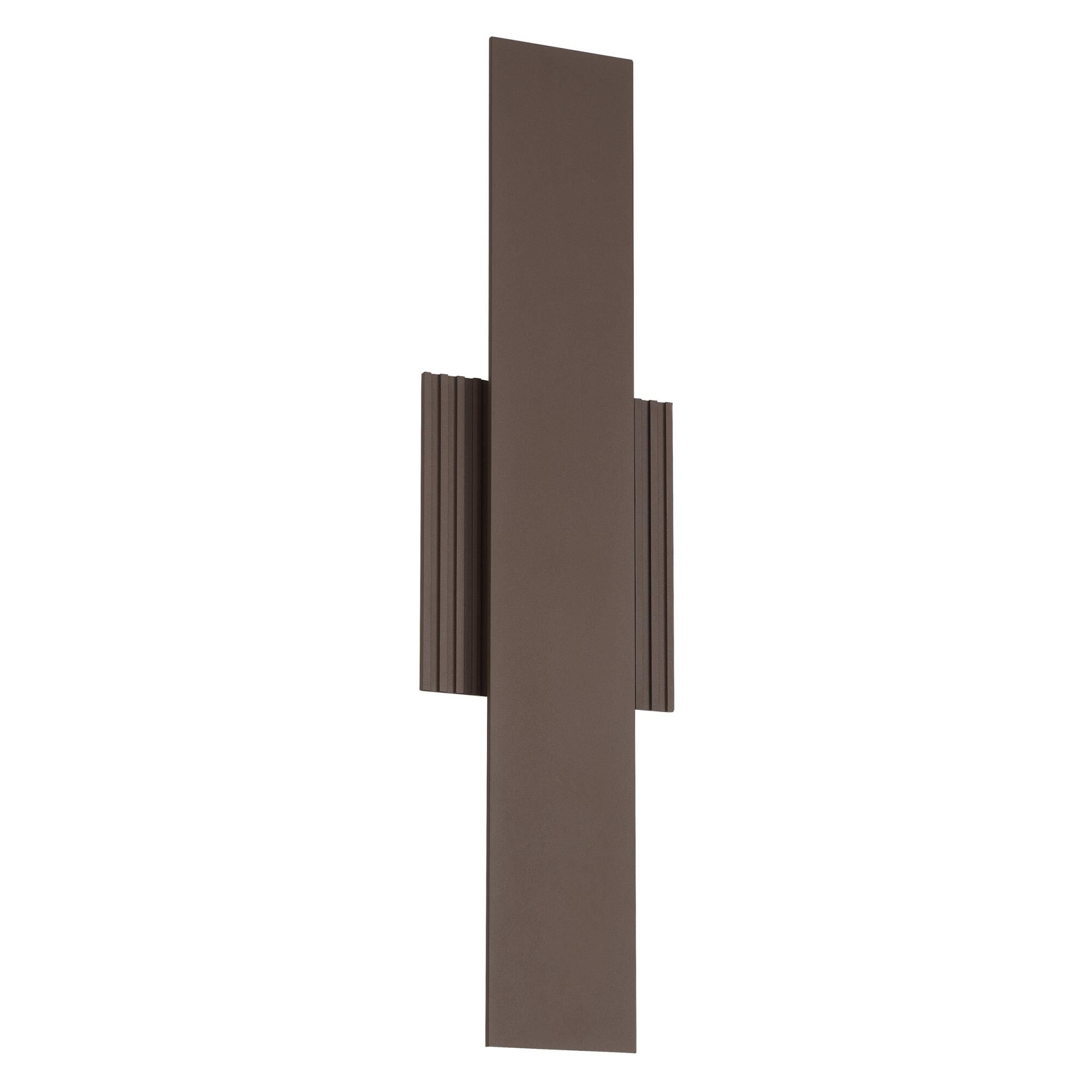 Shown in Architectural Bronze finish and Frosted Acrylic glass