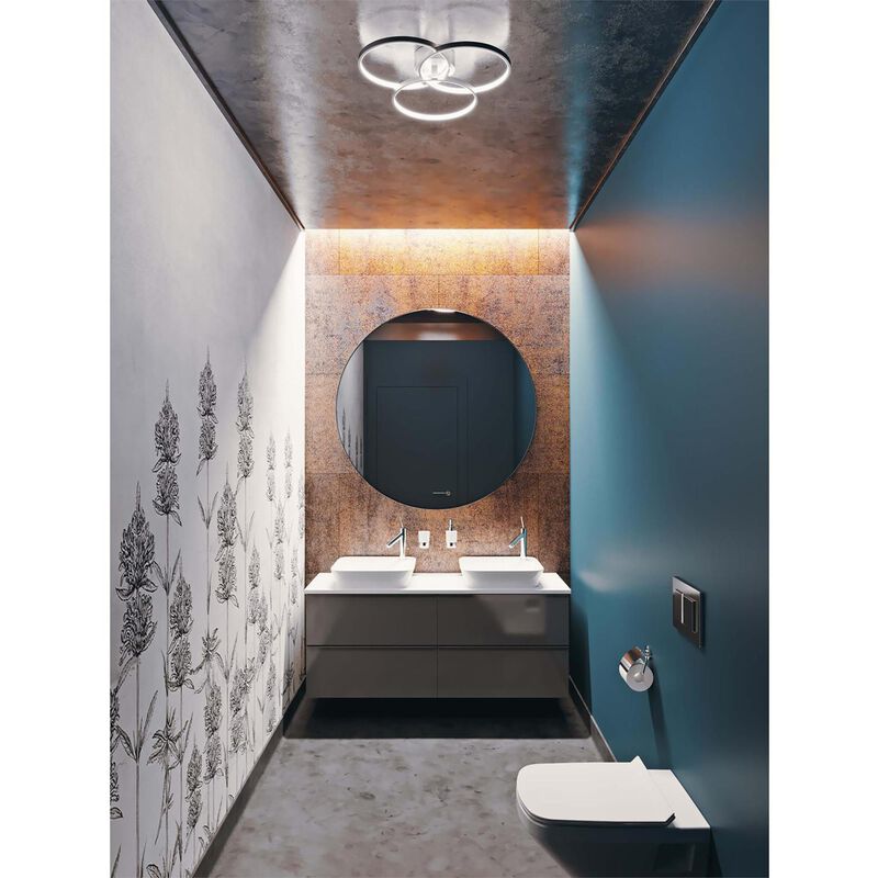 Orion 20 Inch 1 Light LED Semi Flush Mount by AFX Lighting