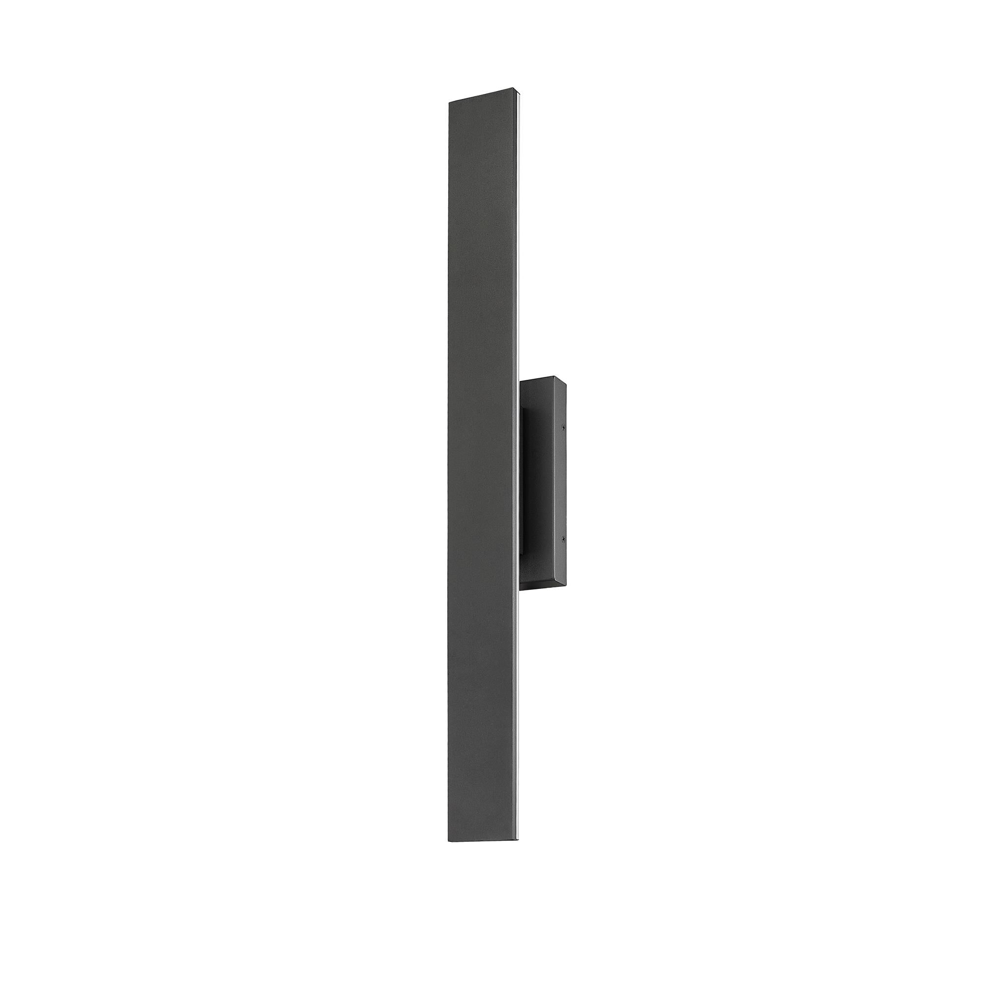 Shown in Sand Black finish and White glass