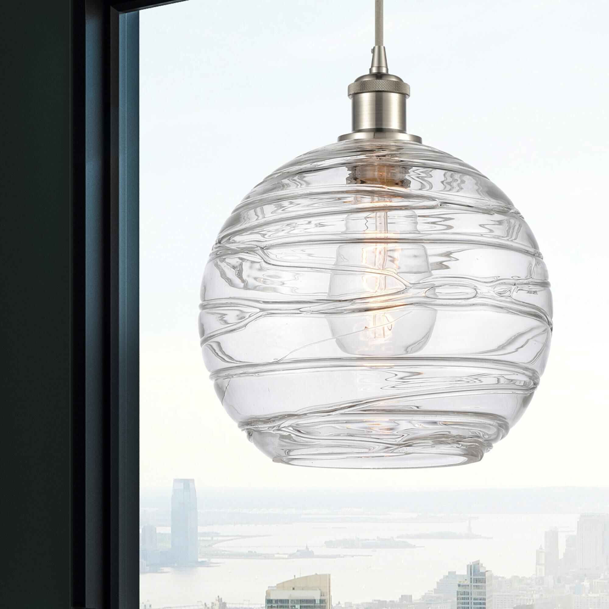 Bruno Marashlian Athens Deco Swirl 10 Inch Mini Pendant by Innovations Lighting