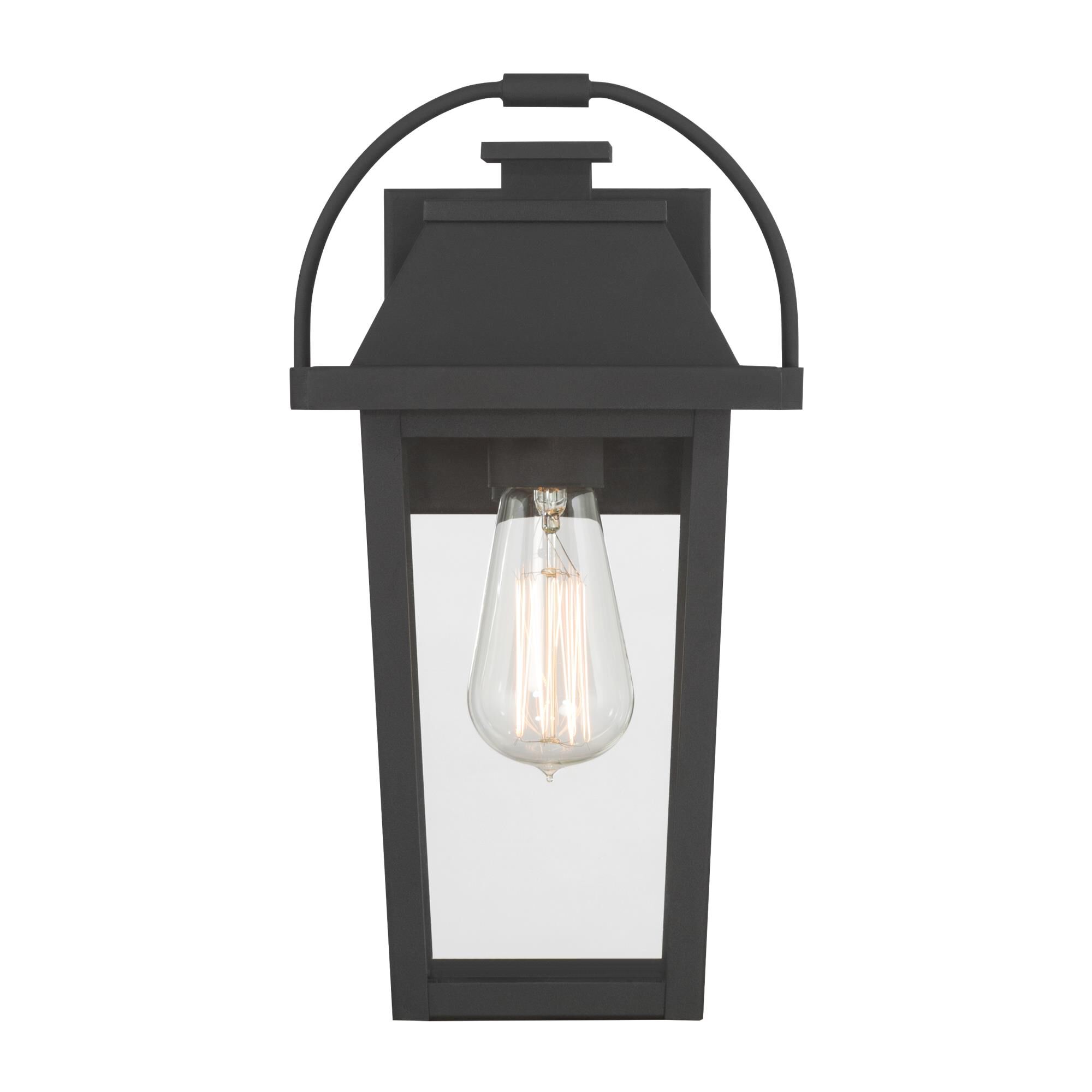 Shown in Sand Coal Black finish and Clear glass