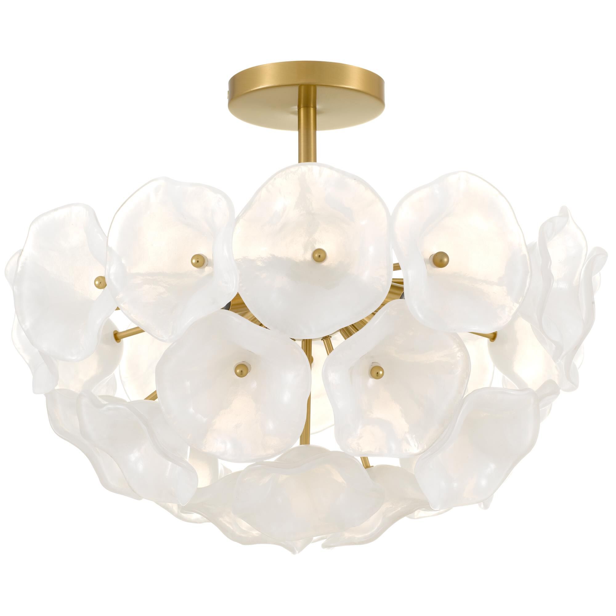 Audrey 19 Inch Semi Flush Mount by Quoizel