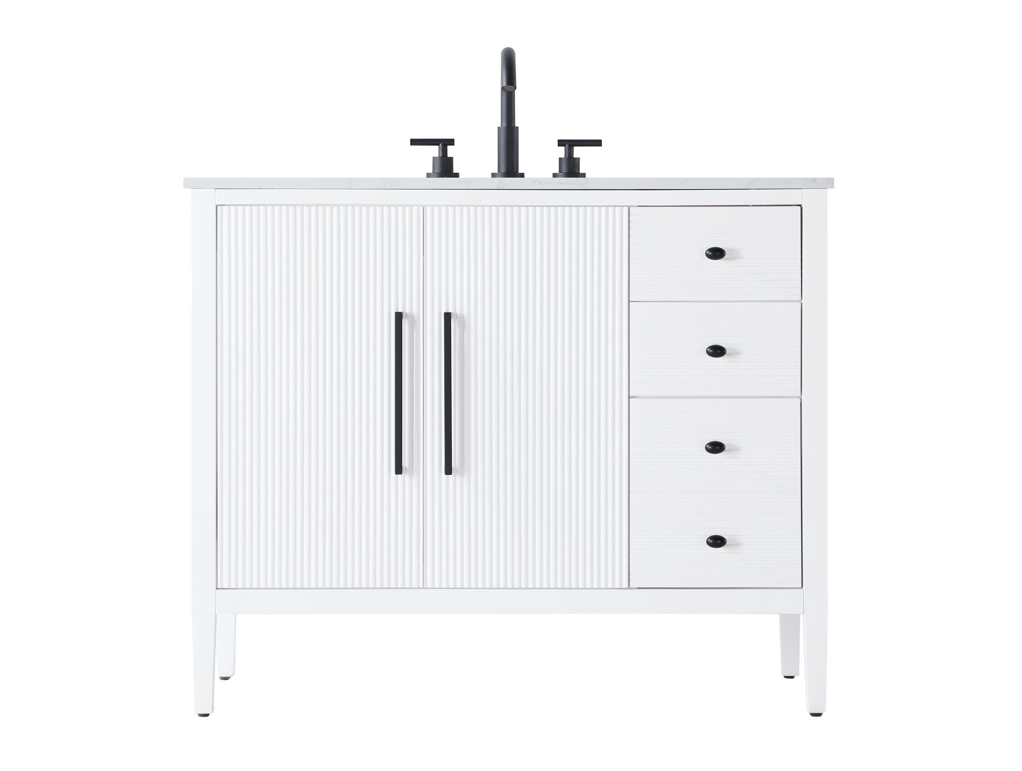 Shown in White finish