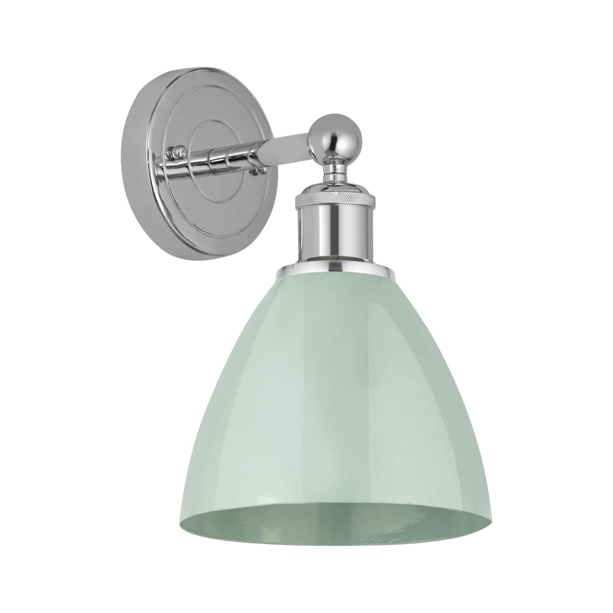 Shown in Polished Chrome finish and Seafoam shade