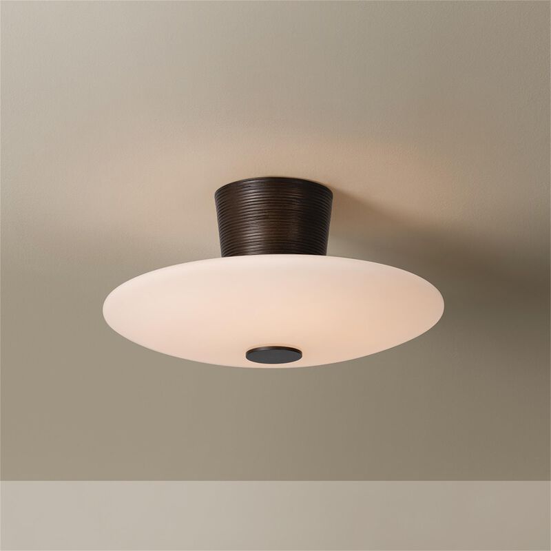Albus 16 Inch Semi Flush Mount by Troy Lighting