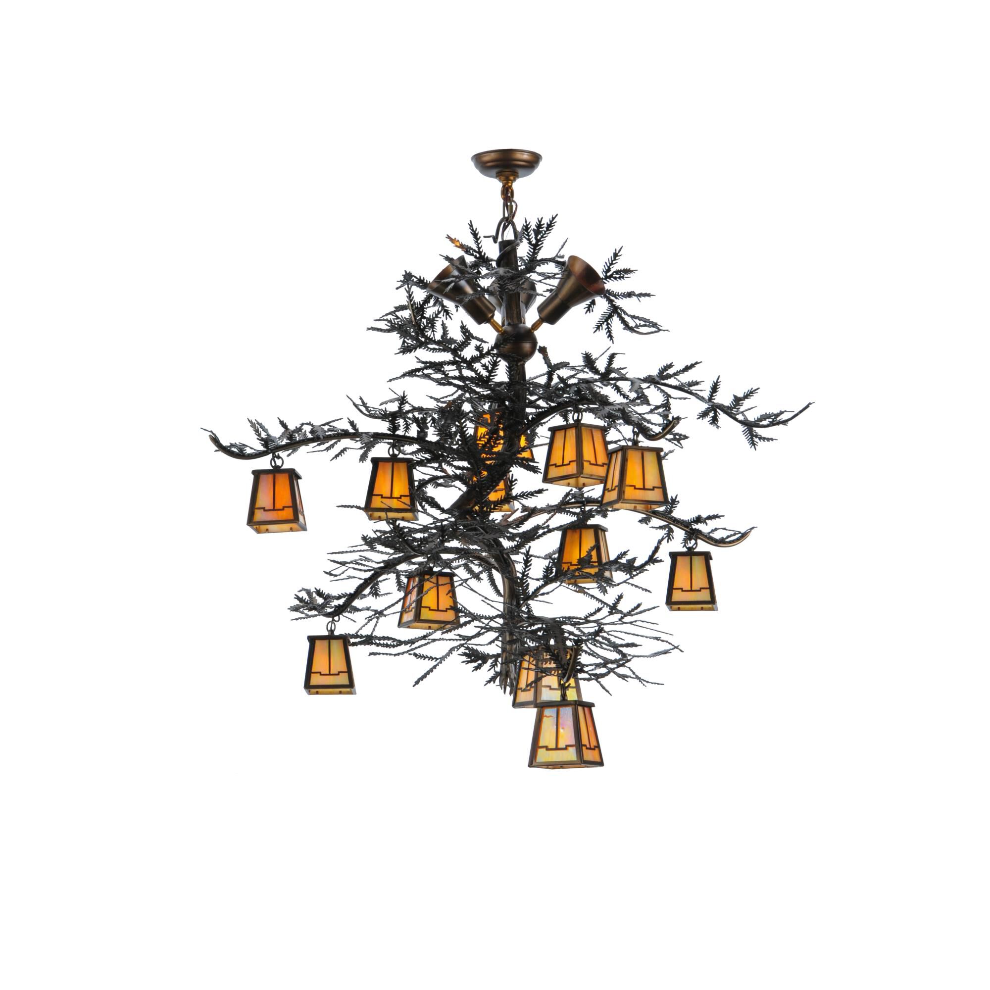 52 Inch 12 Light Semi Flush Mount by Meyda Lighting