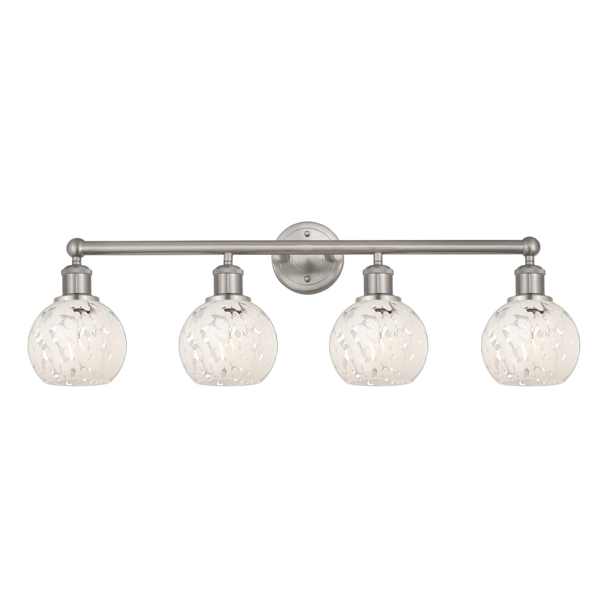 Bruno Marashlian White Mouchette 33 Inch Bath Vanity Light by Innovations Lighting