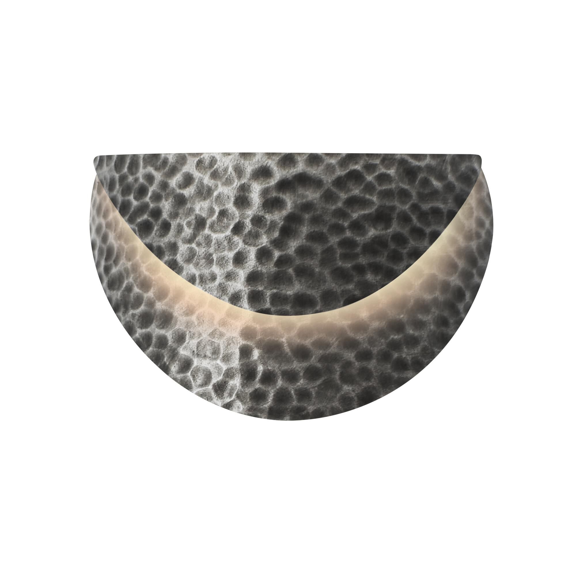 Shown in Hammered Pewter finish and Hammered Pewter shade