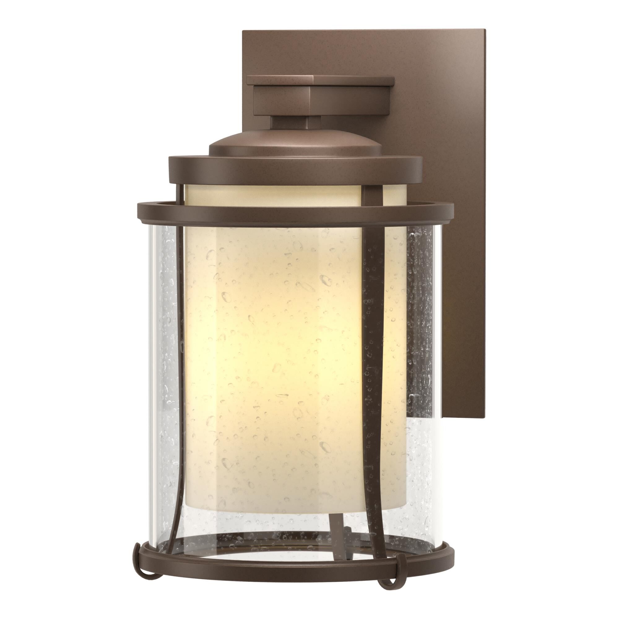 Hubbardton Forge Meridian Small 10 Inch Tall Outdoor Wall Light