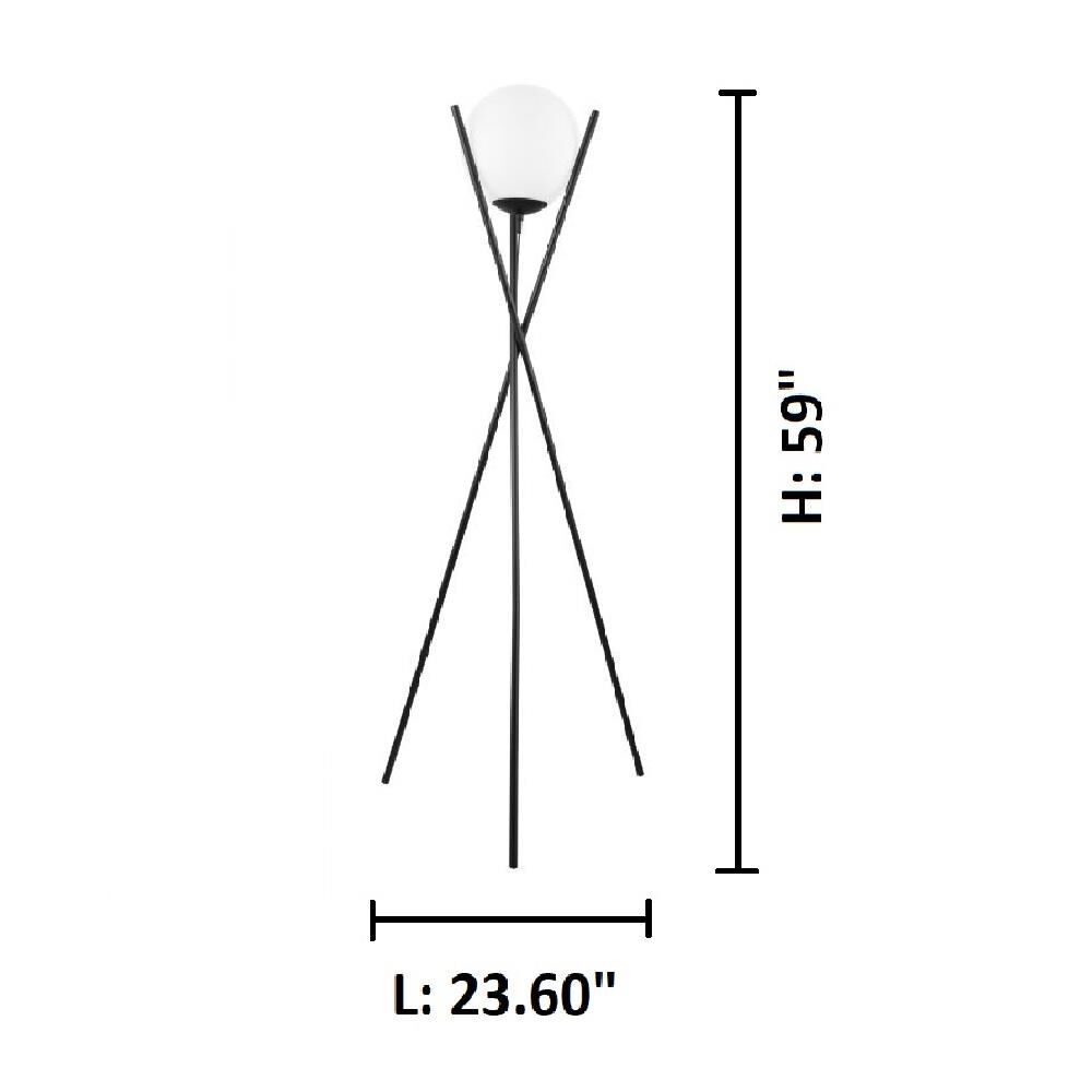 Eglo Salvezinas 59 Inch Floor Lamp by Eglo Lighting