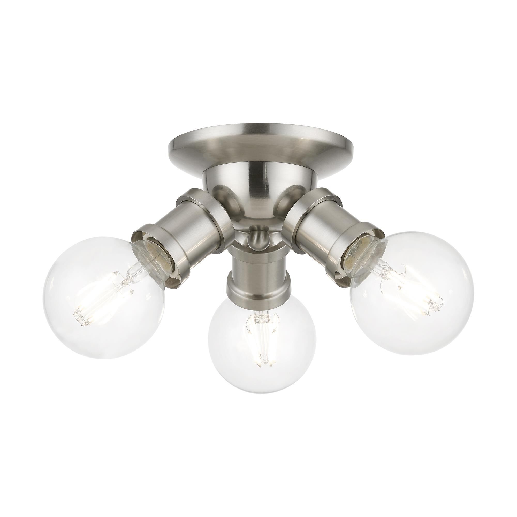 Lansdale 7 Inch 3 Light Flush Mount by Livex Lighting