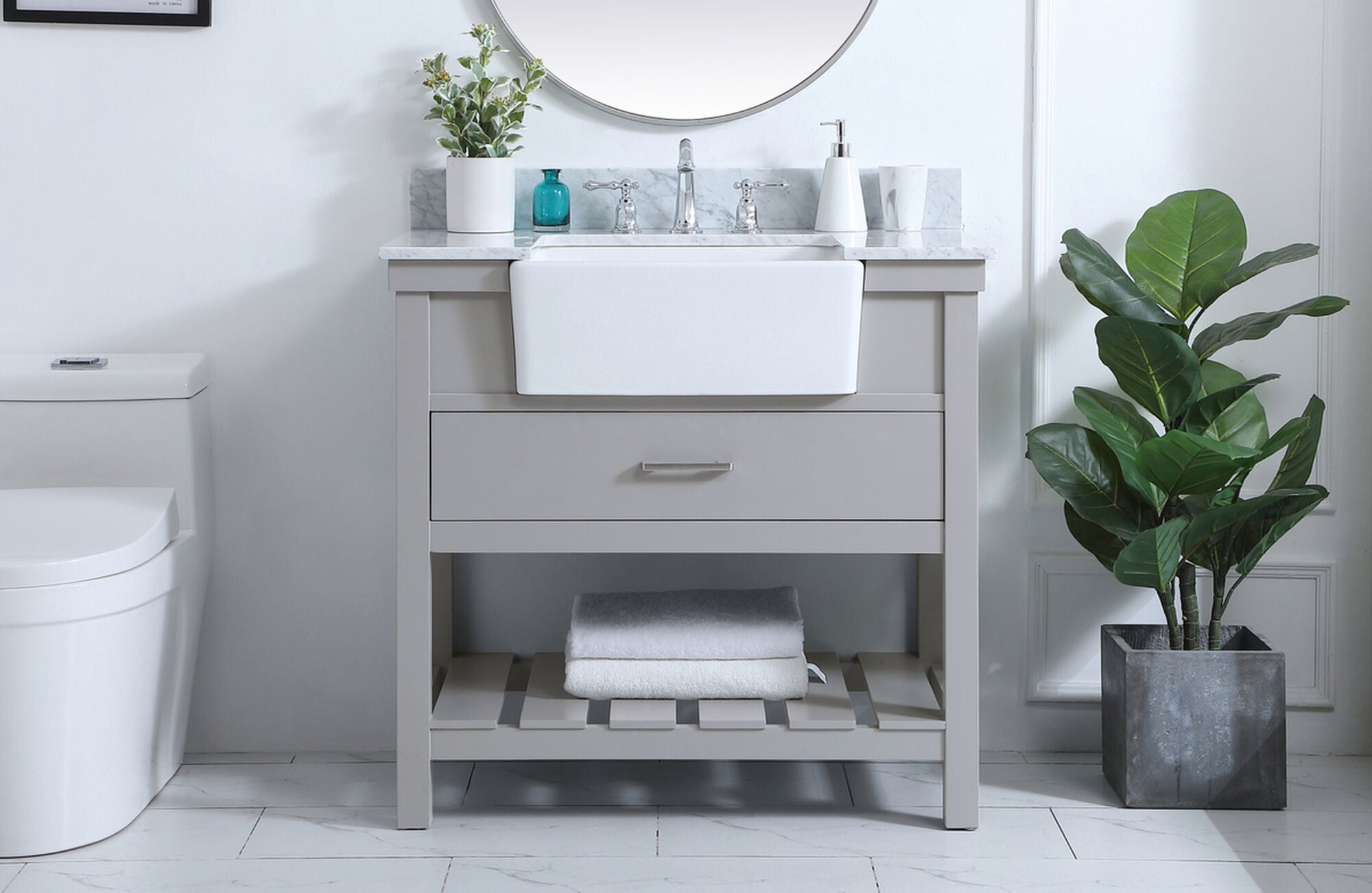 Clement 22 Inch Bath Vanity Cabinet,