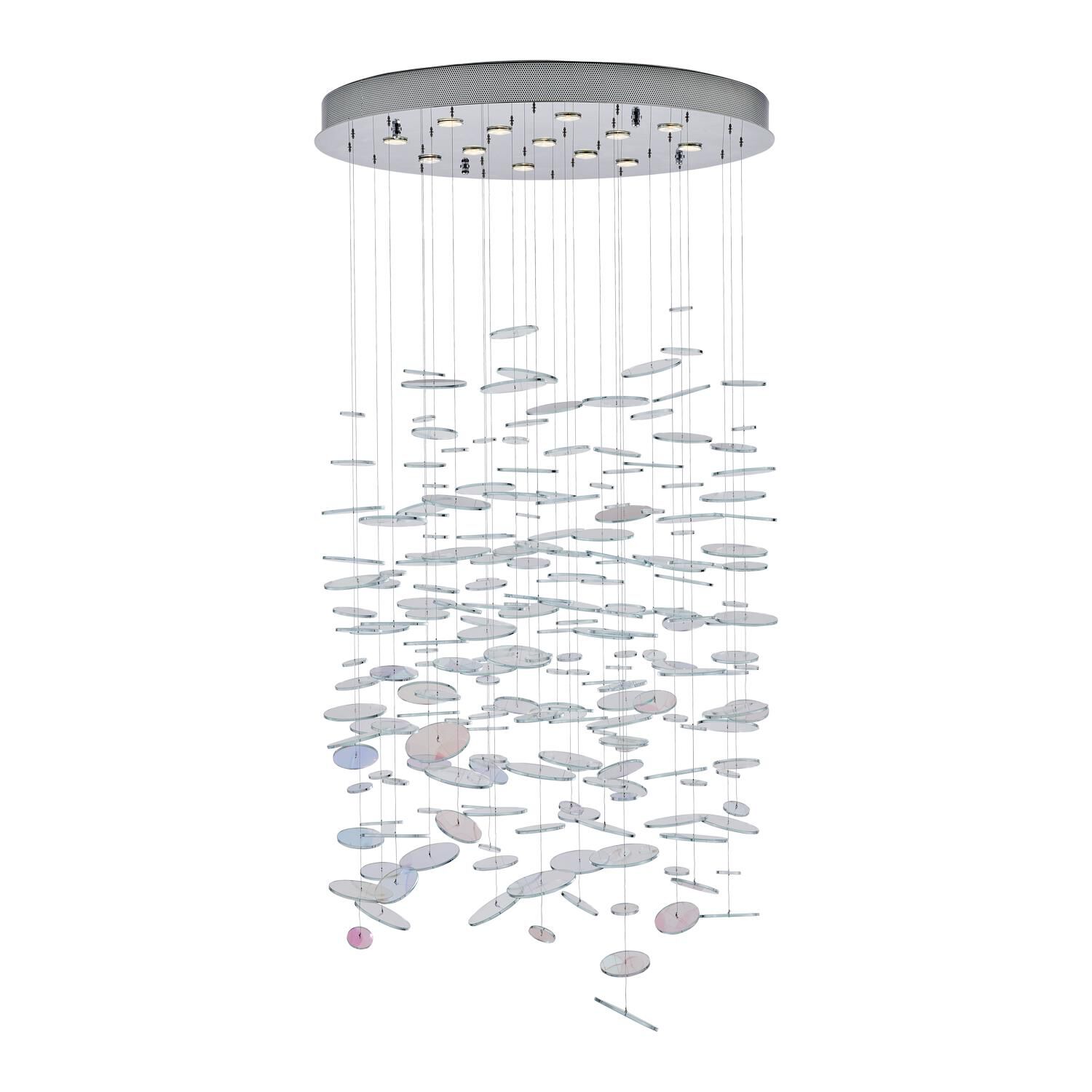 Spettro 36 Inch Multi Light Pendant by Kalco Lighting