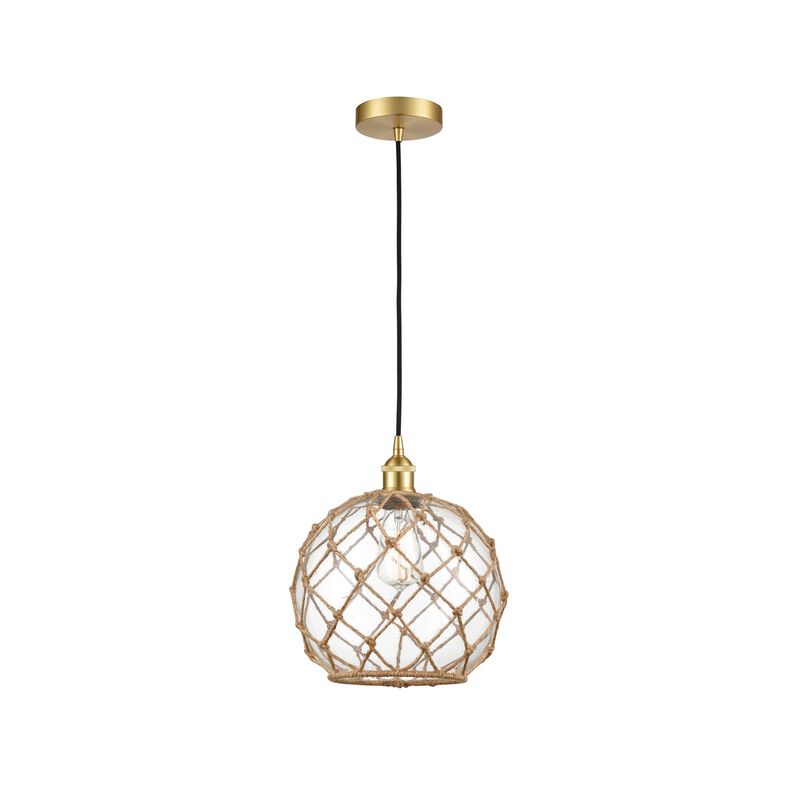 Bruno Marashlian Farmhouse Rope 10 Inch Mini Pendant by Innovations Lighting