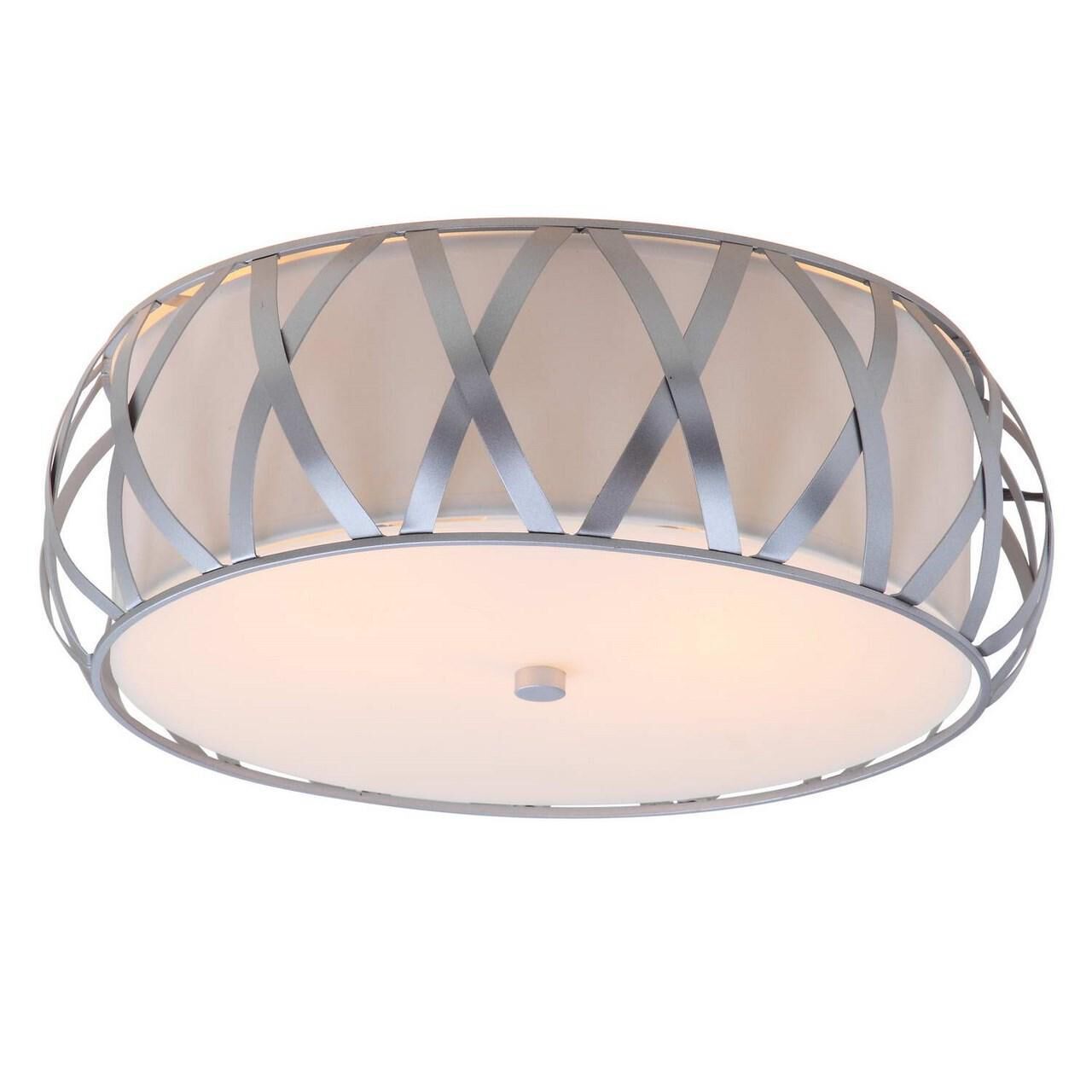 Shown in Chrome finish and White Cotton shade