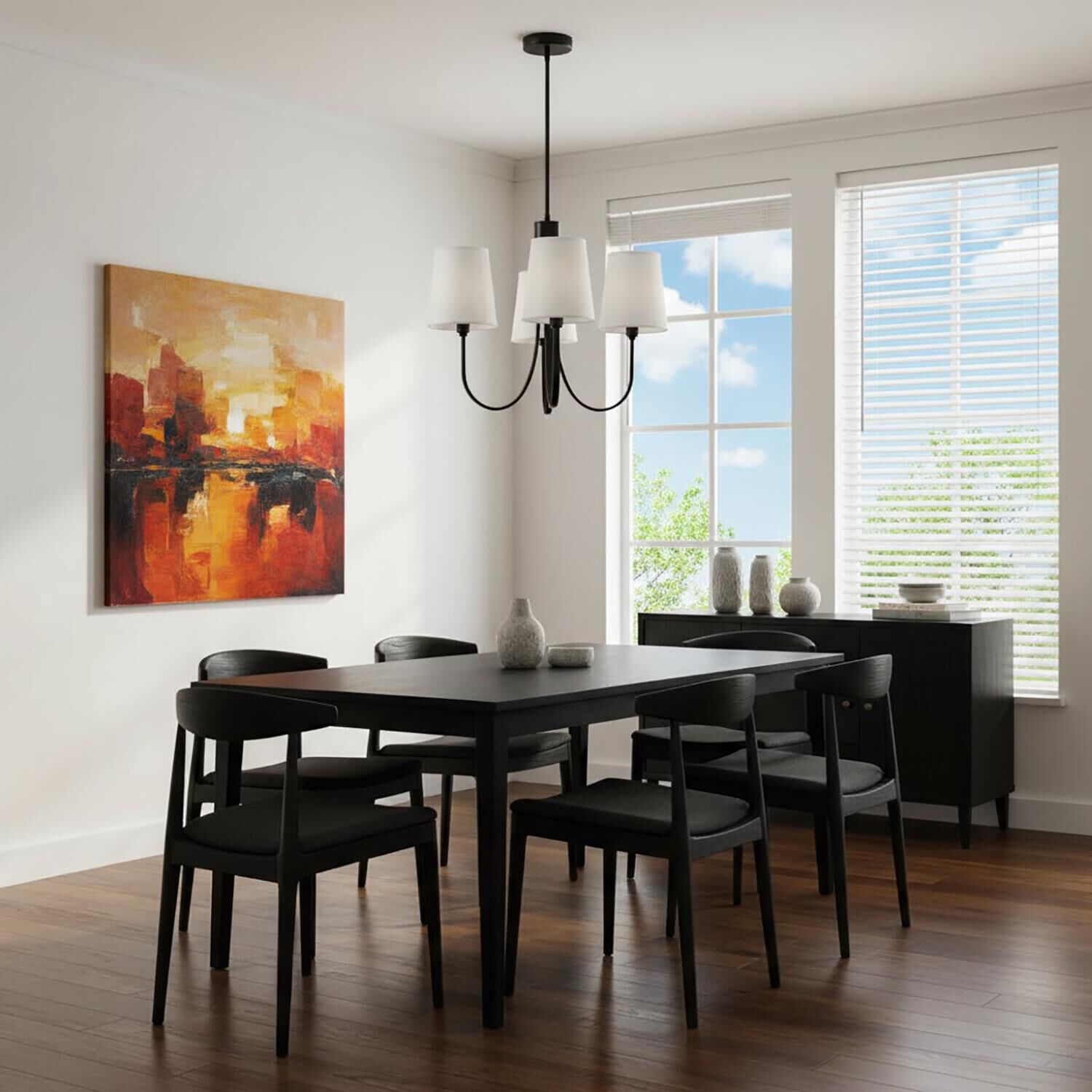 Steven Sabados (S&C) Rhythm 23 Inch 3 Light Chandelier by Artcraft