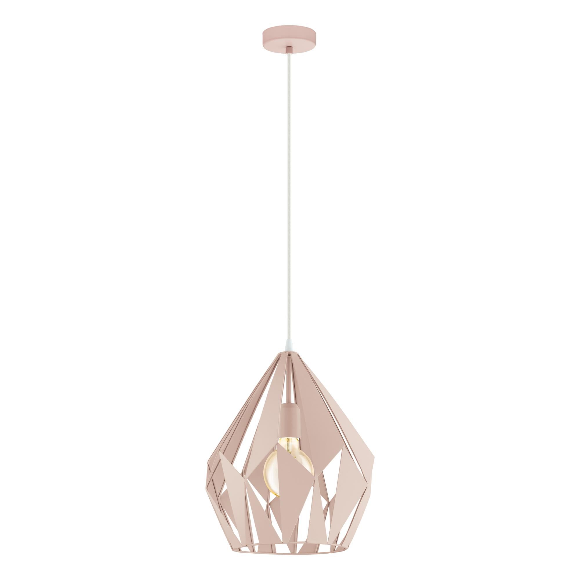 Eglo Lighting Eglo Carlton-P 12 Inch Mini Pendant