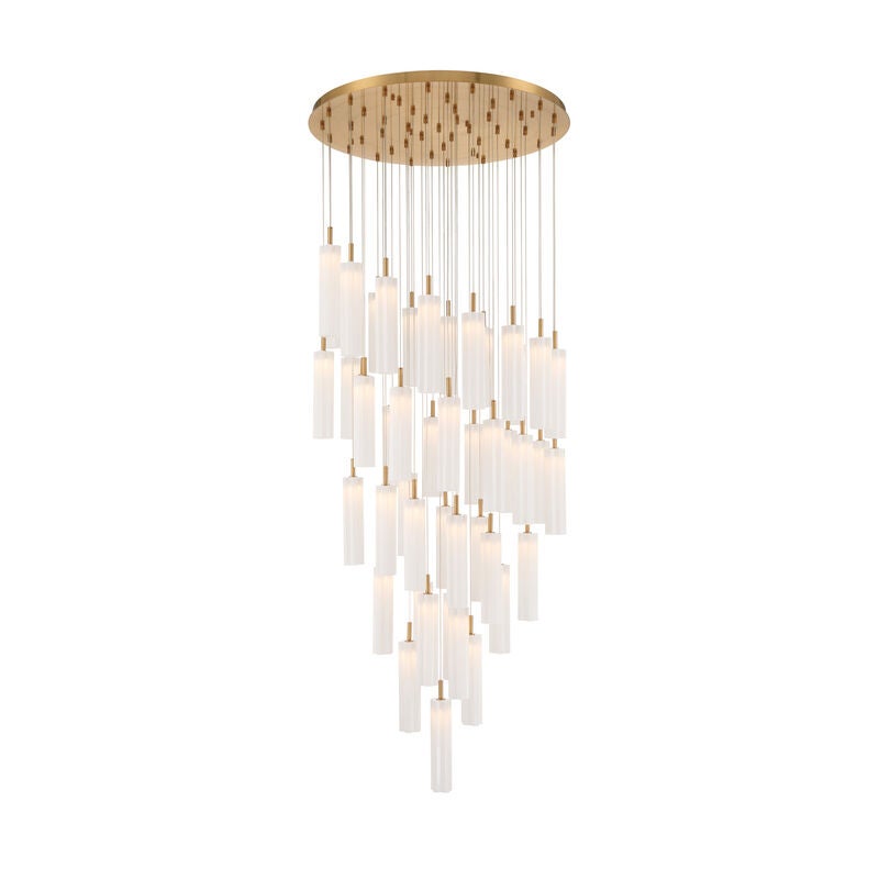 Addis 36 Inch Multi Light Pendant by Crystorama