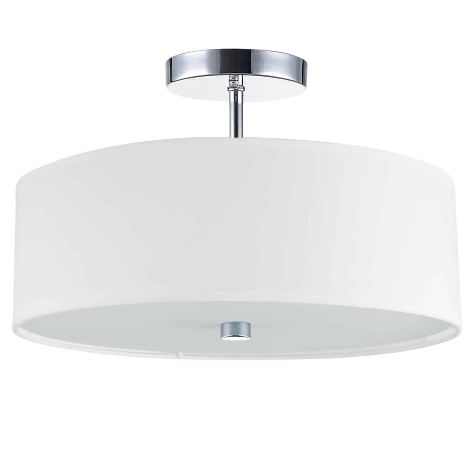 14 Inch 3 Light Semi Flush Mount by Dainolite