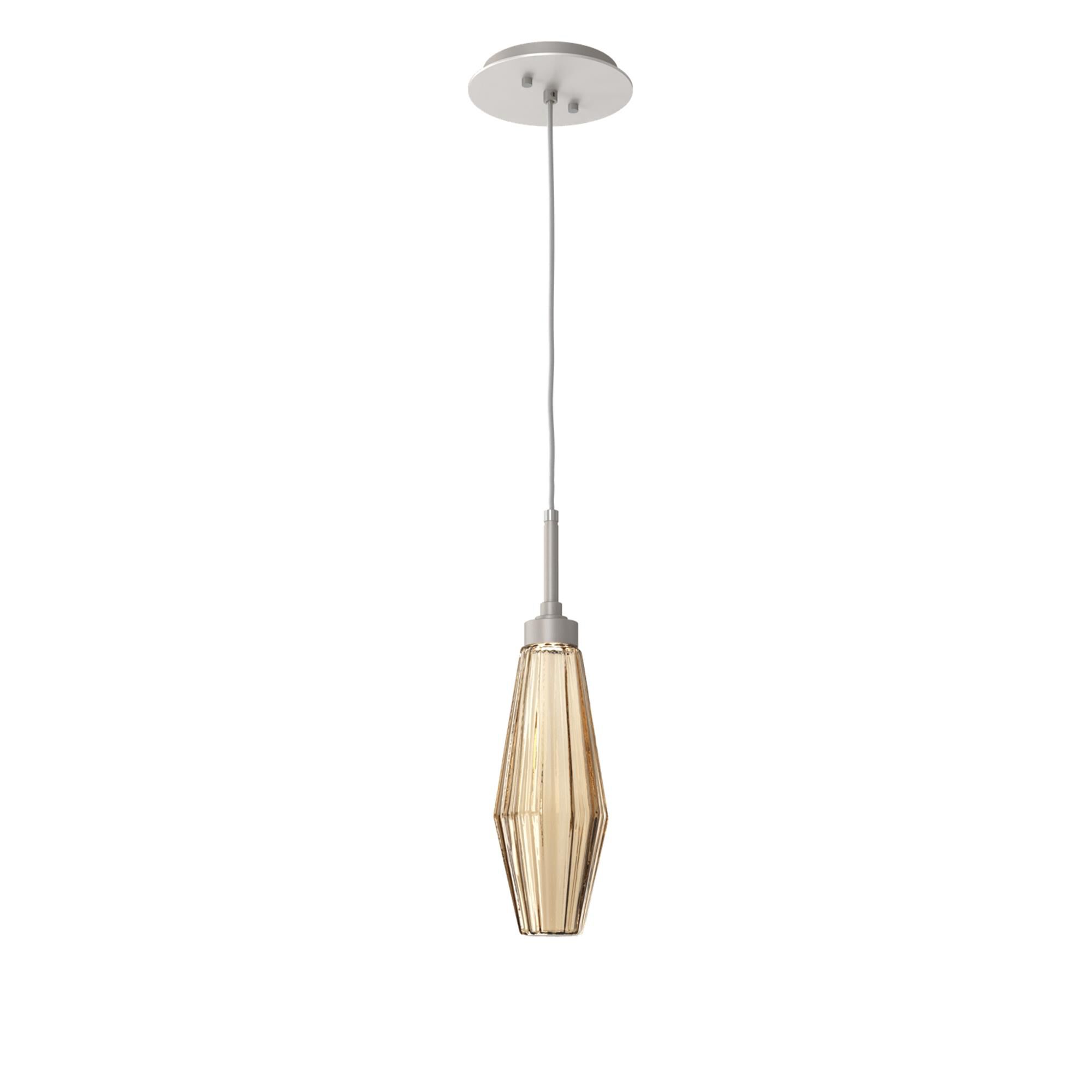 Shown in Metallic Beige Silver finish and Optic Rib Bronze glass