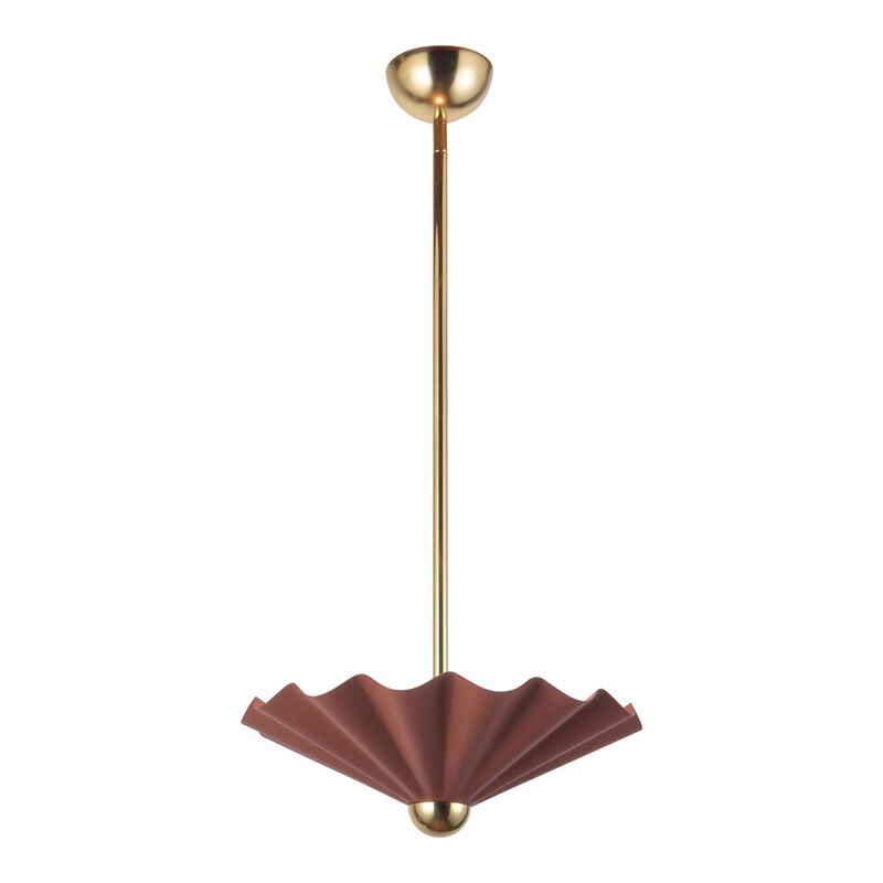 Jason Koharik Furrow 16 Inch Large Pendant by Alora Lighting