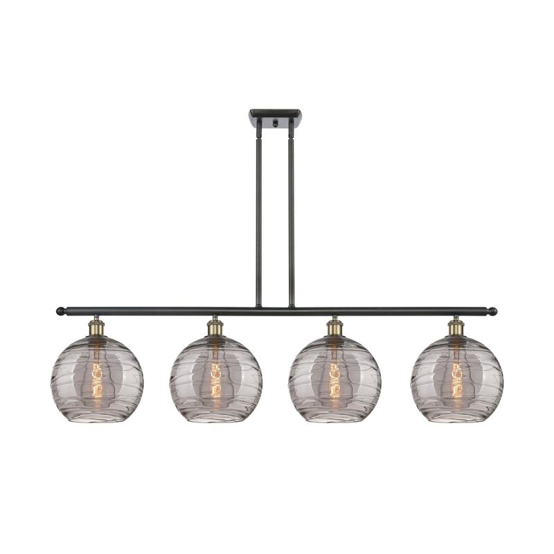 Bruno Marashlian Athens Deco Swirl 48 Inch Linear Suspension Light by Innovations Lighting