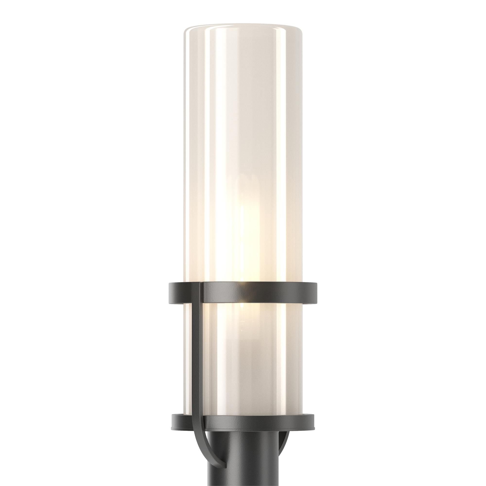 Shown in Coastal Black finish and Frosted glass and Frosted Glass shade