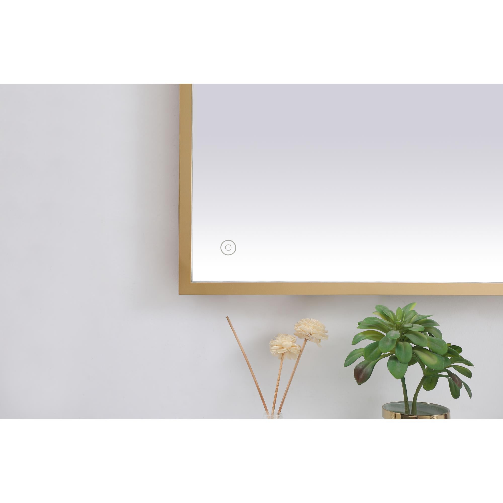 Pier LED Lighted Mirror by Elegant Decor
