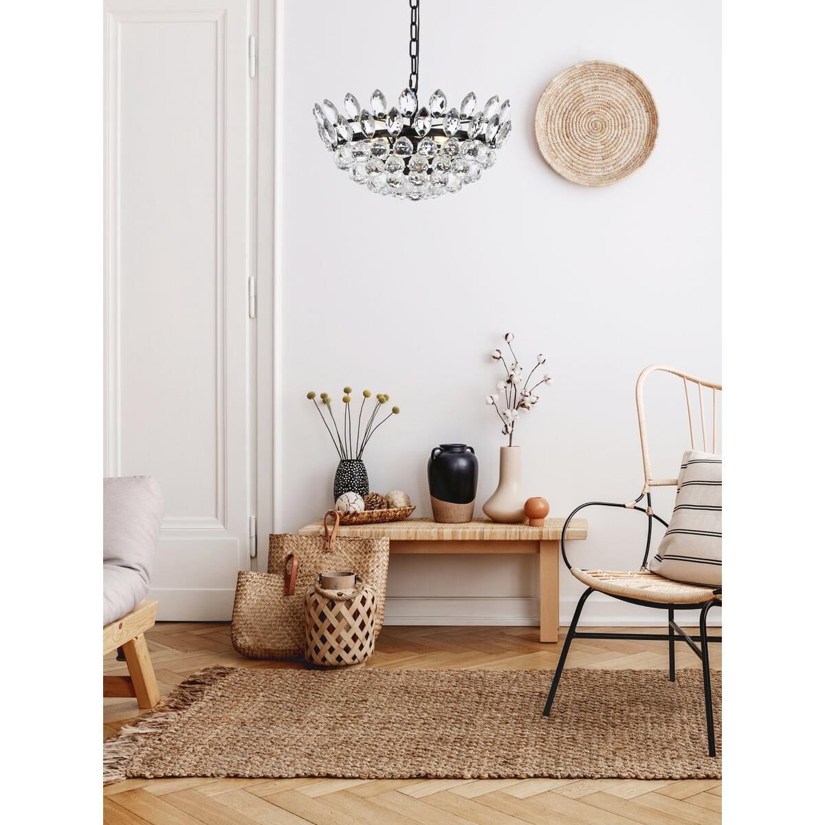 Emilia 18 Inch Large Pendant by Elegant Lighting