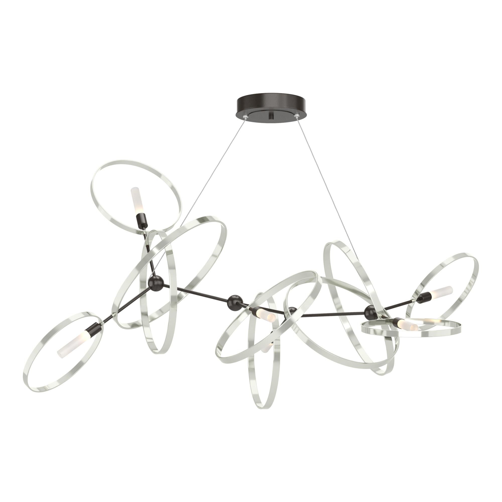 Celesse 59 Inch 6 Light Linear Suspension Light by Hubbardton Forge