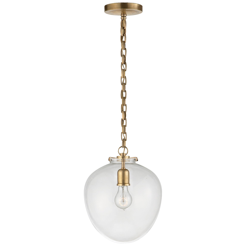 Visual Comfort Signature Collection Thomas O'Brien Katie 10 Inch Mini Pendant