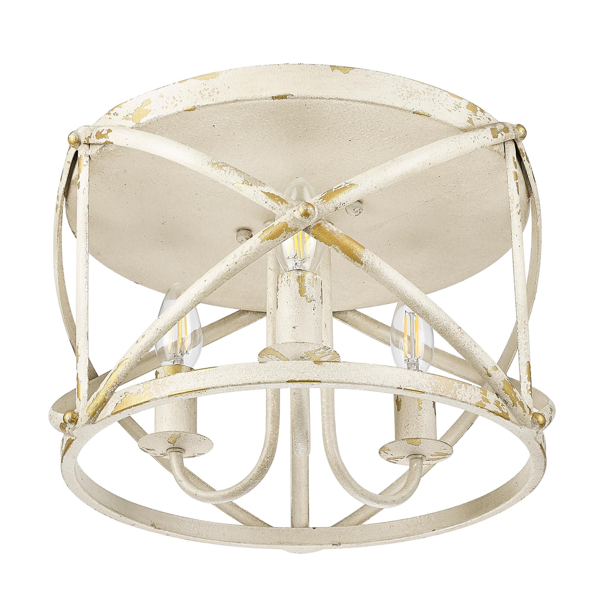 Alcott 15 Inch Flush Mount by Golden Lighting