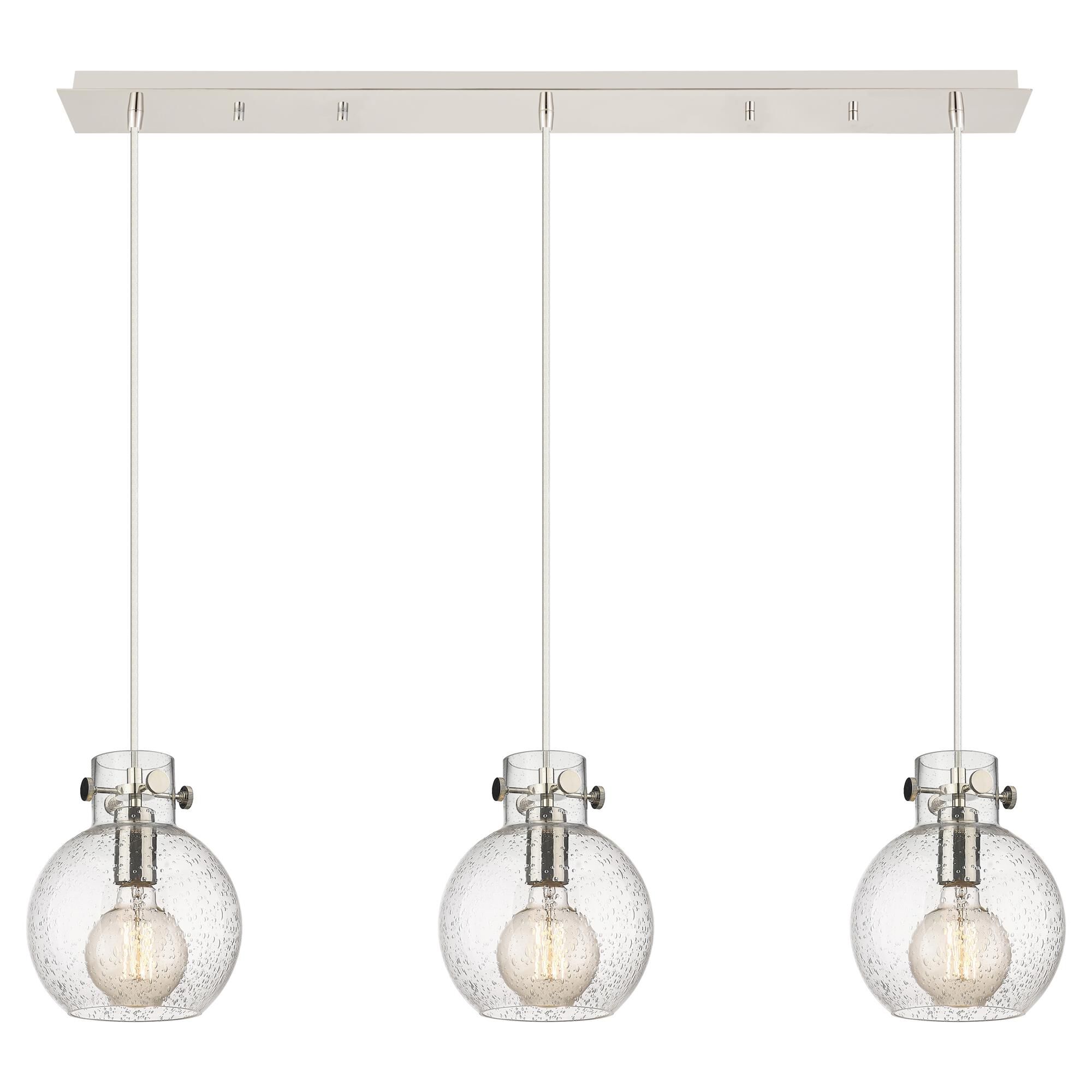 Bruno Marashlian Newton Sphere 39 Inch 3 Light Linear Suspension Light by Innovations Lighting