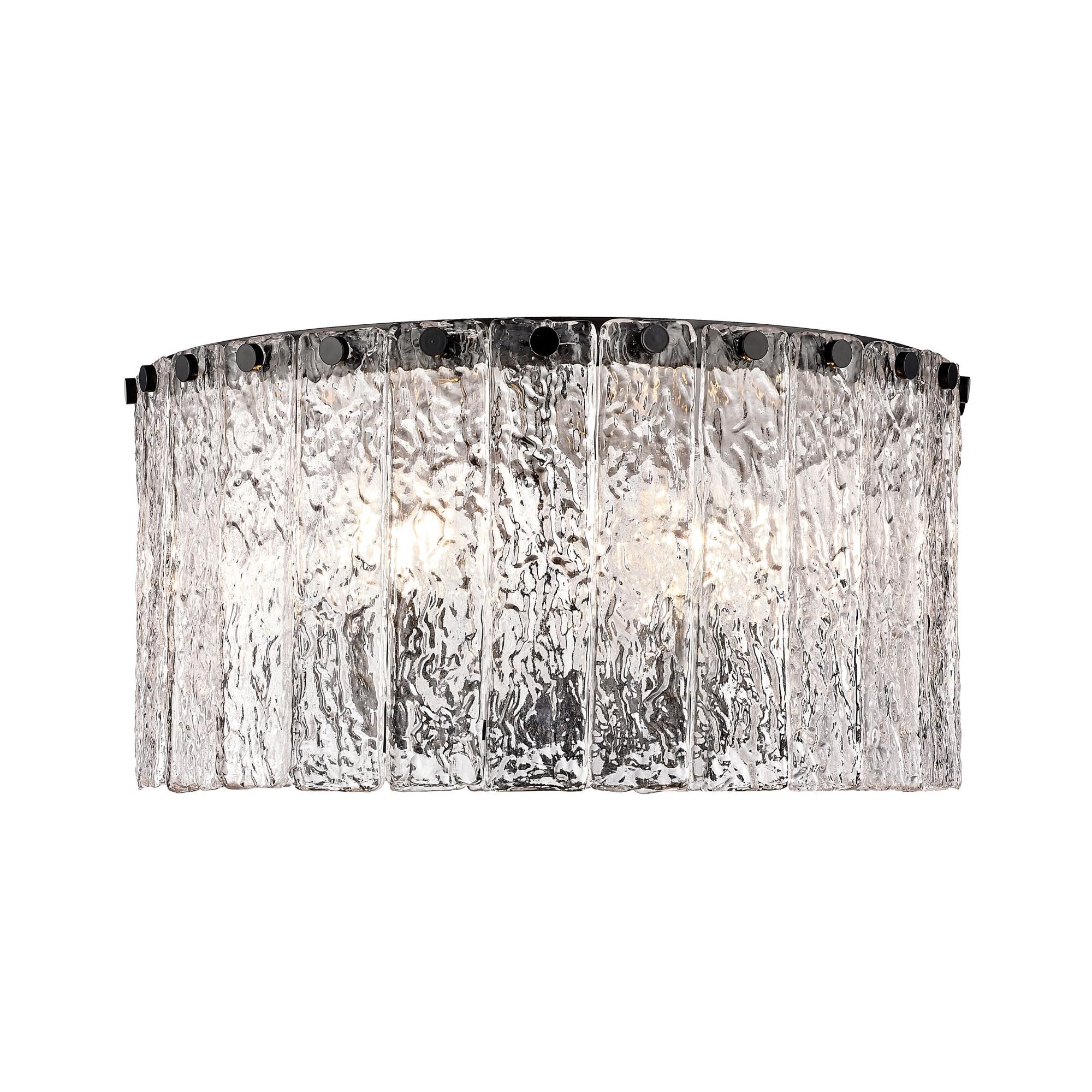 Glacier 16 Inch 5 Light Flush Mount by Z-Lite