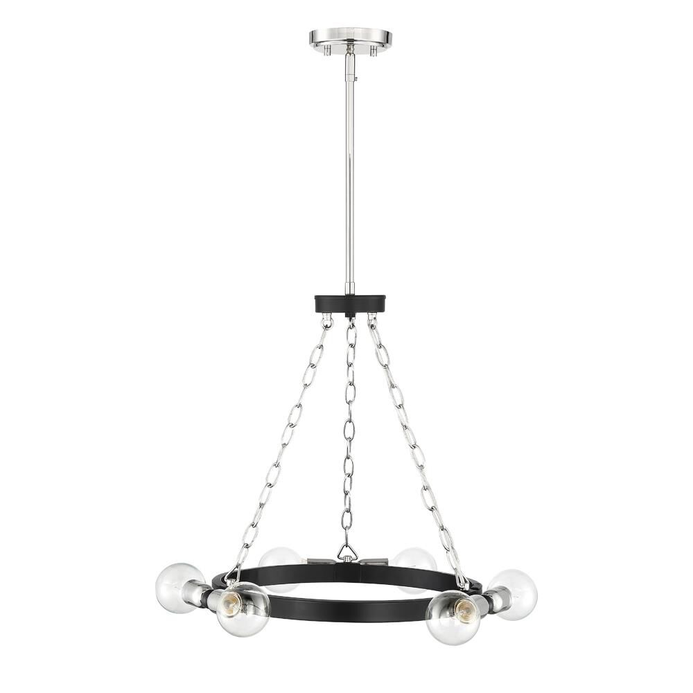 Huxton 21 Inch 6 Light Mini Chandelier by Designers Fountain