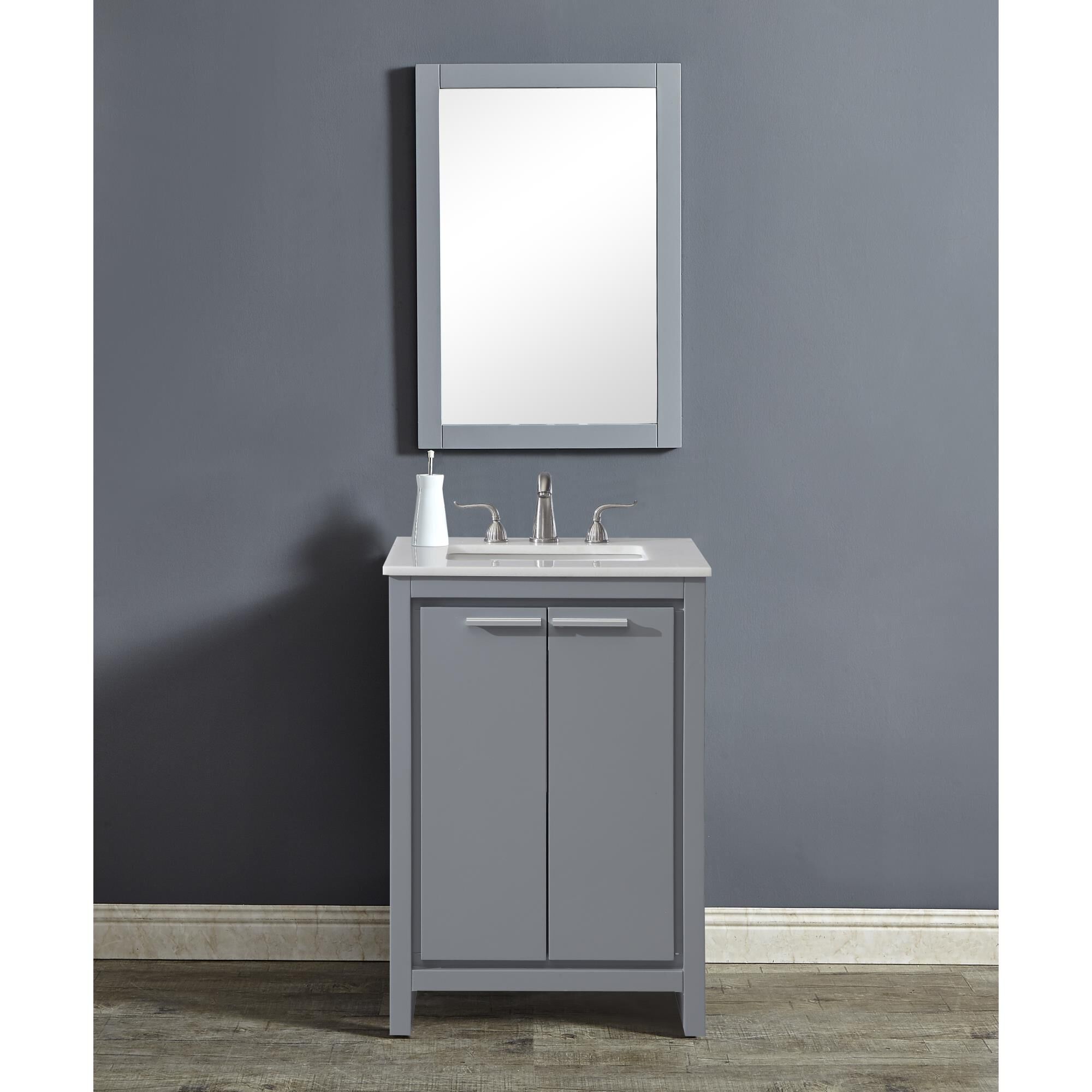 Shown in Grey finish