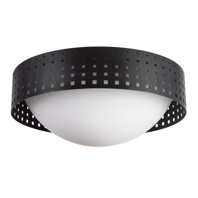 Peyton Fox Astoria 14 Inch 3 Light Flush Mount by Kuzco