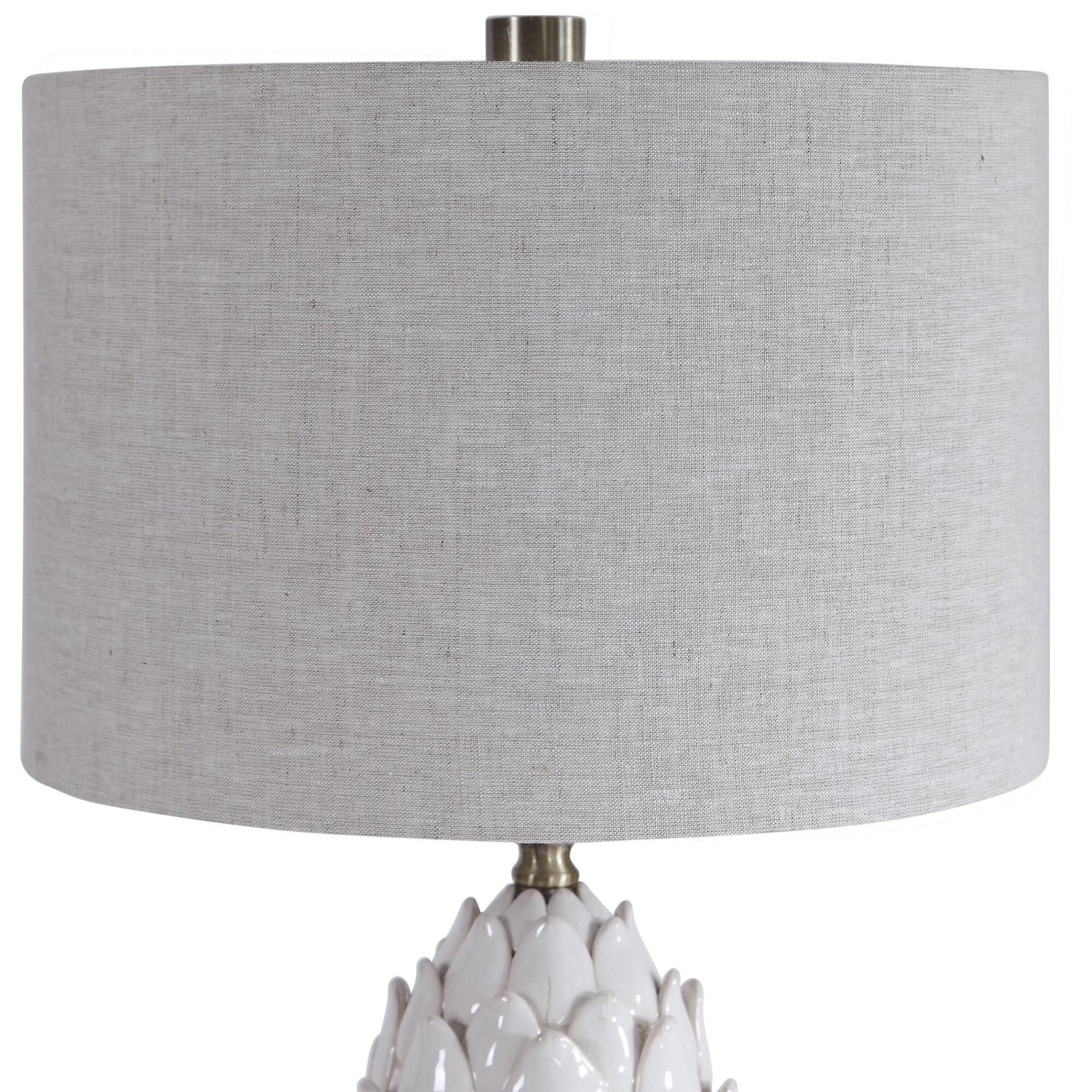 David Frisch White 24 Inch Table Lamp by Uttermost