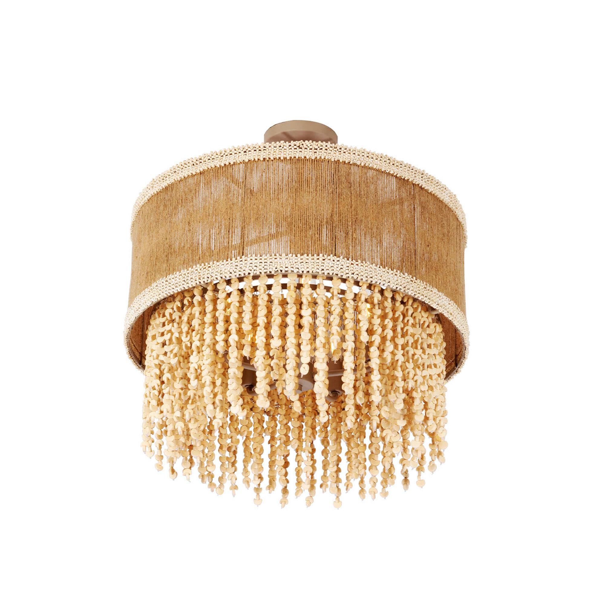 Naturale 22 Inch Semi Flush Mount by Kalco Lighting
