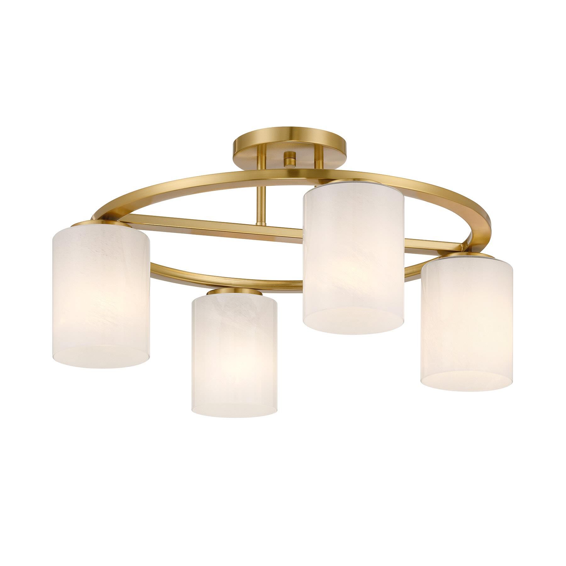 Herron 24 Inch Semi Flush Mount by Savoy House