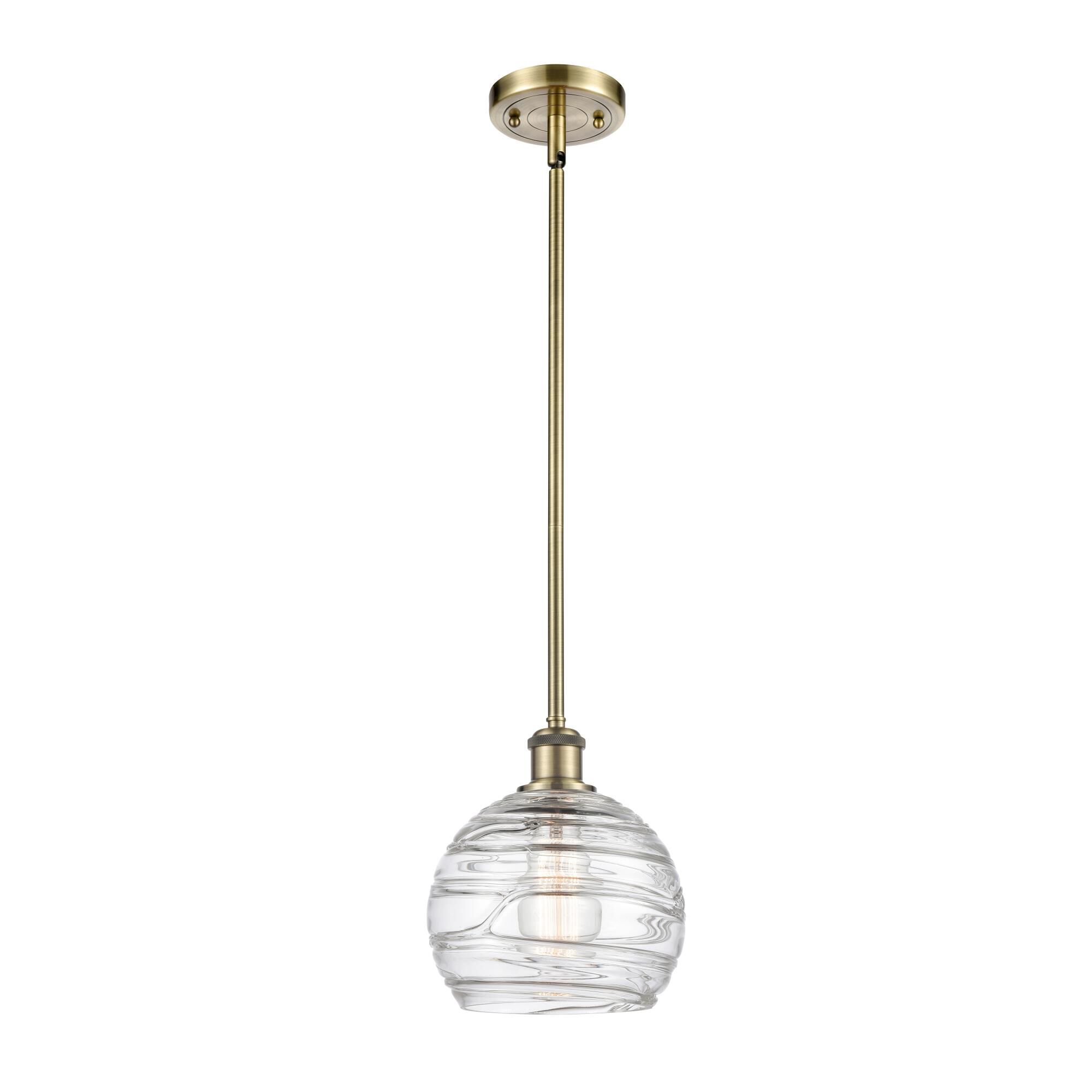 Bruno Marashlian Athens Deco Swirl 8 Inch Mini Pendant by Innovations Lighting