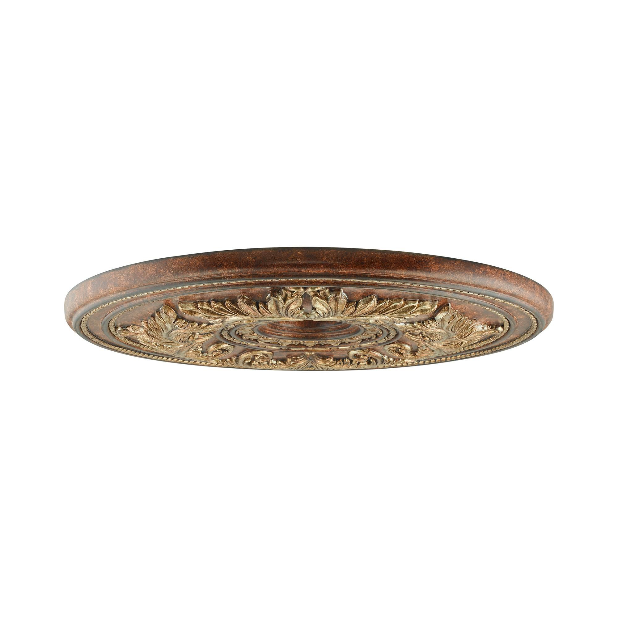Shown in Verona Bronze-Aged Gold Leaf Accents finish